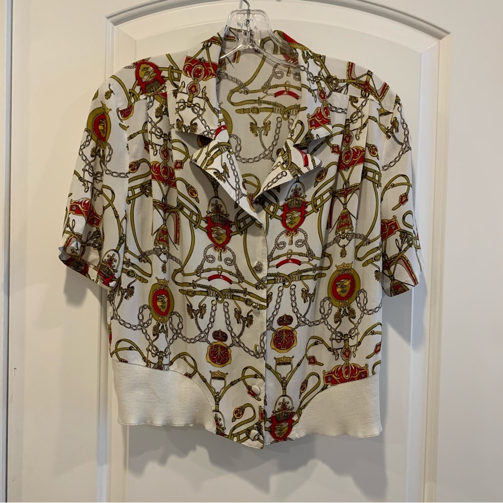 Short sleeves blouse - size M